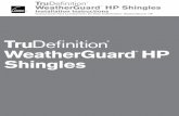 TruDefinition WeatherGuard HP Shinglespdf.lowes.com/installationguides/047563016345_install.pdf · Tapajuntas escalonado (B) Vertical seams desplazamiento mínimo de 6 pies Slopes