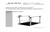 Manual de instrucciones Conjunto de barandillas lateralesdok.kern-sohn.com/manuals/files/Spanish/MWS_A02-BA-s-1210.pdf · El número de serie de cada aparato está indicado en el