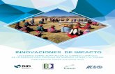 INNOVACIONES DE IMPACTO - FONTAGRO€¦ · innovaciones de impacto < 1 > c oncurso d e c a s o s exit o so s lecciones sobre adaptaciÓn al cambio climÁtico de la agricultura