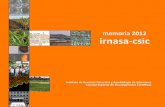 memoria 2012 irnasa-csicdigital.csic.es/bitstream/10261/85147/1/memoria irnasa 2012.pdf · desarrollen ensayos agrícolas de diversa índole en ... 2. estructura y personal memoria