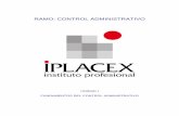 RAMO: CONTROL ADMINISTRATIVObiblioteca.iplacex.cl/MED/Control administrativo.pdf · - Como la función administrativa que forma parte del proceso administrativo (junto con la planeación,