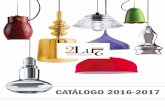 CATÁLOGO 2016-2017€¦ · En 2 Luz somos una empresa comprometida con la iluminación decorativa en las áreas residencial, ... Fibra de vidrio E27 1 60W 120 cm No incluido Ajustable