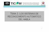 TEMA 3. LOS SISTEMAS DE RECONOCIMENTO AUTOMÁTICO …liceu.uab.es/~joaquim/speech_technology/tecnol_parla/recognition/r… · 0 Introducción0. Introducción Reconocimiento automático