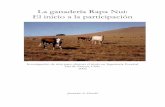 La ganadería Rapa Nui: El inicio a la participación · SASIPA - Sociedad Agrícola y de Servicios de Isla de Pascua SAG - Servicio Agrícola y Ganadero SIG - Sistema de Información