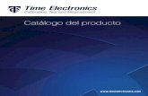 Time Electronics - Catálogo del producto€¦ · Contenido 1 Contenido Cajas de décadas Resistencia, capacitancia e inductancia..... 3-4 Equipo portátil de prueba de Tensión y