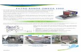 DP 03 - filtro banda OMEGA 1000 e ES · 2019-05-10 · El filtro banda OMEGA se compone de un bastidor construido en acero inoxidable, un tanque de repartición de lodos a la entrada,