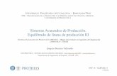 Sistemas Avanzados de Producción. Equilibrado de líneas de producción III · 2016-06-09 · SAPʼ16 – ALBP (III) 0 J. Bautista Joaquín Bautista-Valhondo Sistemas Avanzados de