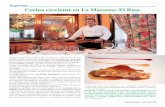 Reportaje Cocina excelente en La Massana: El Ruscgastronómico Pelai, con una selecta cocina de mercado y mediterránea realizada por el chef Lluis Benavent y ofrecida en un íntmo