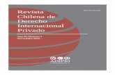 Revista ISSN N° 0719-6261 Chilena de Derecho …Revista Chilena de Derecho Internacional Privado Vol. I Diciembre 2014 Año I, Número 1 Marzo 2015 ISSN Nº 0719-6261, ISSN N 0719-6261