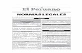Publicacion Oficial - Diario Oficial El Peruano...las delegadas mediante R.M. N 203-2014-MEM/DM al Director General de la Dirección General de Electri ﬁ cación Rural 524914 SALUD