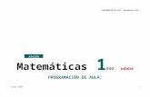 … · Web viewMatemáticas 1ESO edebé. PROGRAMACIÓN DE AULA: Programación de las unidades didácticas. ÍNDICE. Unidad Página Unidad 1: Números naturales 3 …