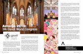 3th Gaudí World Congress - CEAV · Información y consultas Ruta Oficina de Turismo de Astorga Telf. 987 618 222 / 630 231 218 turismo@ayuntamientodeastorga.com Astorga 2018: 3th