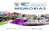 MEMORIAS - ANEAS de Méxicoaneas.com.mx/wp-content/uploads/2015/12/memorias_conv2014-b.pdf · participantes, orientadas a gestión sostenible de los recursos hídricos. 14 XXVIII