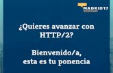 ¿Quieres avanzar con HTTP/2? Bienvenido/a, esta es tu ponencia · CTO de La Estrategia de Chapman Formador para no técnicos Consultor y colaborador de SiteGround HTTP/2: buenas