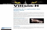 FICHA TÉCNICA Vilisin-H - Foyel.com · 2012-08-10 · serosa y quemosis. Vilisin-H. En los gatitos la secreción serosa se transforma en mucopurulenta a los 3-5 días, por la colonización