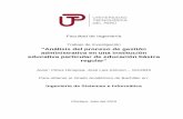 Análisis del proceso de gestión administrativa en una institución …repositorio.utp.edu.pe/bitstream/UTP/2249/1/Jose Perez... · 2019-10-10 · Facultad de Ingeniería Trabajo