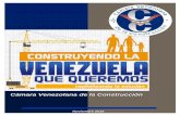Noviembre 2016 - Cámara Venezolana de la Construcción · considerar el impacto de variables externas, tales como inflación, escasez de insumos, retraso en los trámites que debe