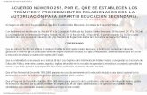 ACUERDO NÚMERO 255, POR EL QUE SE ESTABLECEN LOS …seech.gob.mx/ichitaip/escuelas particulares/archivos... · 2006-11-07 · SECRETARIA DE EDUCACION PUBLICA ACUERDO NÚMERO 255,