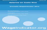 Salarios en Costa Rica - WageIndicator.org€¦ · encuesta laboral en línea de WageIndicator, ha analizado los datos relativos a la clasificación salarial de las profesiones sanitarias