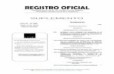 Quito, lunes 22 de febrero de 2016 oficiales/S.R.O. N° 696, LUNES... · Documento con posibles errores digitalizado de la publicación original. Favor verificar con imagen. No imprima