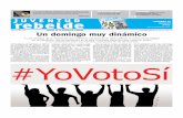 DIARIO DE LA JUVENTUD CUBANA PM. | 20 CTS Un domingo muy ... · de las elecciones tiene hoy un domingo muy dinámico, pues solo así podrá garantizarse el éxito de un ejercicio