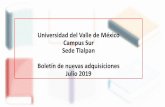 Presentación de PowerPoint - UVM · 2019-07-29 · Larousse de los postres. México: Larousse. Ubicación: segundo piso Clasificación: TX773 A23 2016. Tenemos más de 80 convenios