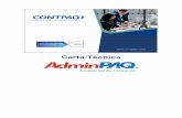 Carta Técnica CONTPAQi® Adminpaq 12.1€¦ · A partir de esta versión, las plantillas de pago que no tengan los delimitadores del complemento mostrará la información de forma