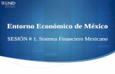 Entorno Económico de México - UNIDSistema Financiero Mexicano . Contextualización El sistema financiero es imprescindible para la economía de un país. En México, el nivel de
