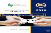 DIRECCION GENERAL 2018 DE MINERIAdgm.gov.do/transparencia/images/docs/comite_etica_publica/codigo… · ASPECTOS FUERA DEL ALCANCE DEL CODIGO DE ETICA INSTITUCIONAL DE LA DIRECCION