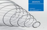 Web DURAN Broschüre ES 20160901 - SCHOTT AG€¦ · Óptimo para aplicaciones de alta tensión por las buenas propiedades de aislamiento eléctrico con una alta resistencia a descargas