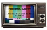 Análisis Semanal de TV Canarias · 2017-12-04 · Top 20 programas de mayor audiencia Semana del 27 de noviembre al 3 de diciembre de 2017/ Ámbito Canarias • Esta semana el programa