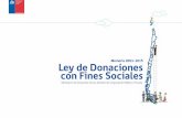 Ley de Donaciones · Social– que democratiza el acceso a recursos para fundaciones y corporaciones de menor tamaño y organizaciones comunitarias. Como es posible advertir en la