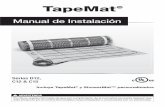 IOM-WR-TapeMat ES v1media.wattswater.com/IOM-WR-TapeMat_ES.pdf · Manual de Instalación TapeMat® Incluye TapeMat® y ShowerMat™ personalizados Series D12, C12 & C15 Por favor,