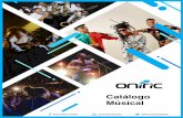 Catálogo Músical Promotora Oniric · fusiona la música e instrumentos de distintas partes del mundo como la India, China, Medio Oriente, México, África y los Balca-nes con sonidos