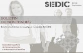 BOLETIN DE NOVEDADES - SEDIC · C/Medea, 4 – 5ª pl. CN. ECU Madrid 28037 info@bibliodoc.com . 24 Un sello que acredita la trayectoria de DIGIBÍS como empresa de I+D+i DIGIBÍS