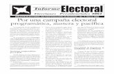 InformeElectoral - OAS · lenguaje, los spots publicitarios, las manifestaciones públicas y el debate político. 2. La adopción por parte de la Jun-ta Central Electoral de las com-petencias