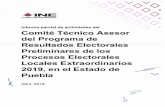 Informe parcial de actividades del Comité Técnico Asesor del … · 2020-03-06 · Informe parcial de actividades del Comité Técnico Asesor del Programa de Resultados Electorales
