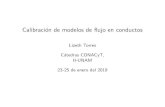 Lizeth Torres C atedras CONACyT, II-UNAM 23-25 de enero ... · todolog a para calibrar en tiempo real una ley de potencia que modela las p erdidas de energ a por fricci on en una