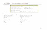 Unidad 3 – Ecuaciones y sistemassaldubamatematicas.16mb.com/attachments/article/70/... · Resolver sistemas de ecuaciones. a) Método de sustitución. 31 23 4 13 23(13)4 239 4 77