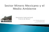 Seminario Internacional “Cierre de Minas” Minero Mexicano y el... · PDF file operación y abandono). ... oficial para el cierre de minas, sin embargo el MIA-Manifiesto de Impacto