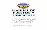 ADMINISTRACION 2016-2020 - Municipalidad de San Martin ...munisanmartinjilotepeque.gob.gt/resources/pdf_document/18/8a/f.pdf · comprendido del 2016-2020. El presente MANUAL DE FUNCIONES