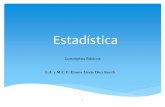 Estadística - WordPress.com...Aleatoria Estratificada: Es una muestra que se obtiene separando los elementos de la población en grupos disjuntos, llamados estratos, y posteriormente