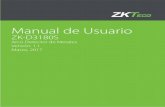 Manual de Usuario - ZKTeco Latinoamérica...2 Manual de Usuario 3. Entorno de instalación 1. Elementos metálicos fijos El detector de metal debe instalarse a 50cm de cualquier pieza