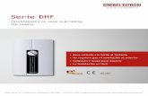 DHF Calentadores de Agua Eléctricos sin Tanque · › Elemento calentador y envase de cobre de alta calidad › Fácil de Instalar — ocupa poco espacio. › Larga vida — más