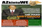 Salmoneras en Chiloé GuevaraUn paso histórico en la ONU L * Periodista, director de Azkintuwe. rakizuam. opinión epu. dos Nº 27 - küyen / septiembre - octubre de 2007 Josseline