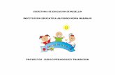INSTITUCION EDUCATIVA ALFONSO MORA NARANJO · 2019-03-08 · La educación preescolar de que trata el artículo 15 de la ley 115 de 1.994, se ofrece a los niños antes de iniciar