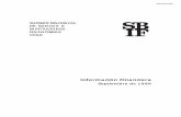 Septiembre de 1998 - SBIF · Concentración de la cartera de contratos 143 157 152 155 Est.financ. de las socied.filiales y de las de apoyo al giro 147 161 155 159 Número de empleados