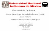 Universidad Nacional Autónoma de México · Definirá el concepto de recombinación homóloga y su función durante la meiosis. X 4.5. Describirá la función de la proteína RecBCD