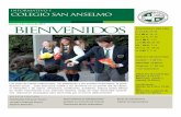 Bienvenidos - Colegio San Anselmo · Buses de acercamiento Talleres Complementarios Evangelio del Día Viernes 3 de marzo de 2017 Informativo 1 Colegio san anselmo Ju 2 Lc 9, 22-25