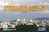 MUNICIPIO DEL DISTRITO METROPOLITANO DE …...El inventario de emisiones atmosféricas, y su permanente actualización, es una necesidad de la gestión de la calidad del aire del Distrito
